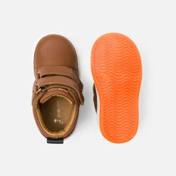 Baby boy smooth leather sneakers