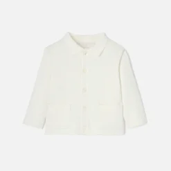 Baby boy ceremony cardigan