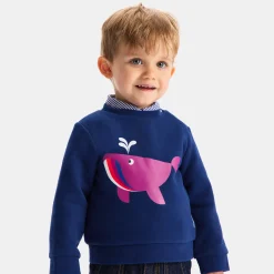 Baby boy fleece sweatshirt