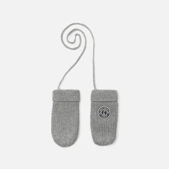 Baby boy fleece-lined mittens