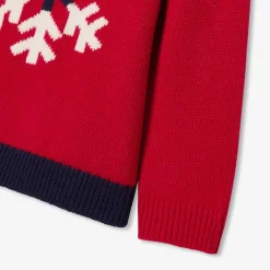 Baby boy intarsia snowflake sweater