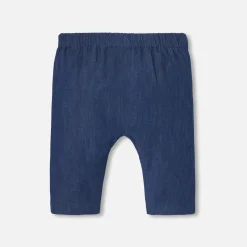 Baby boy jeans in lightweight canvas