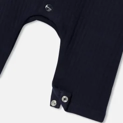 Baby boy jumpsuit in quilted jersey