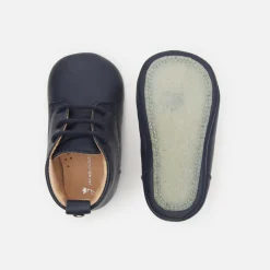 Baby boy leather slippers