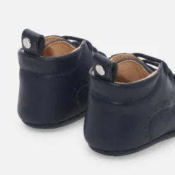 Baby boy leather slippers