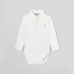 Baby boy Oxford collar bodysuit