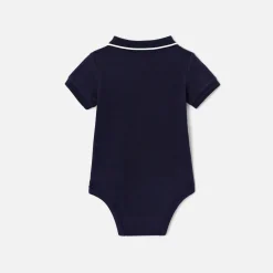 Baby boy polo bodysuit