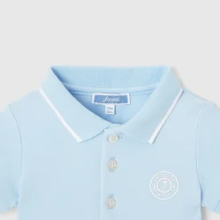 Baby boy polo bodysuit