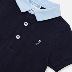 Baby boy short-sleeve polo shirt