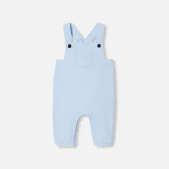 Baby boy velour overalls
