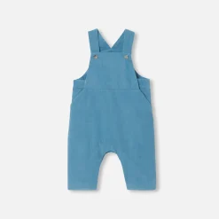 Baby boy velour overalls