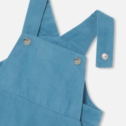 Baby boy velour overalls