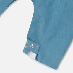 Baby boy velour overalls