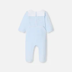 Baby boy velvet pajamas