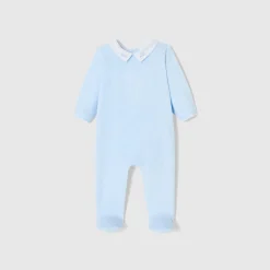 Baby boy velvet pyjamas