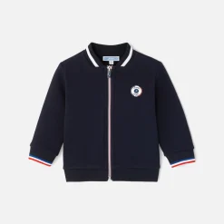 Baby boy zipped cardigan