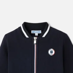 Baby boy zipped cardigan