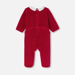 Baby Christmas velvet pajamas