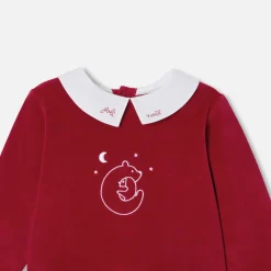 Baby Christmas velvet pajamas
