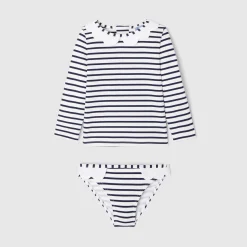 Baby girl anti-UV swimsuit set