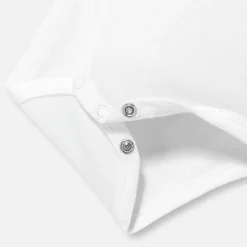 Baby girl bodysuit with fancy collar