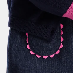 Baby girl denim pinafore dress