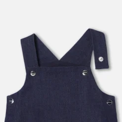 Baby girl denim pinafore dress
