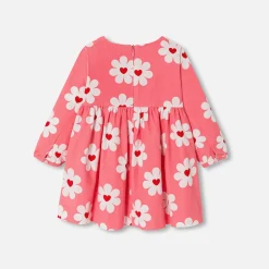 Baby girl dress in milleraies velvet