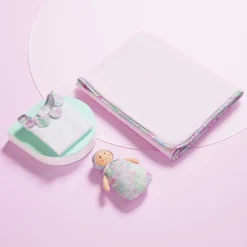 Baby girl fleece and Liberty blanket