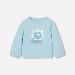 Baby girl fleece sweatshirt