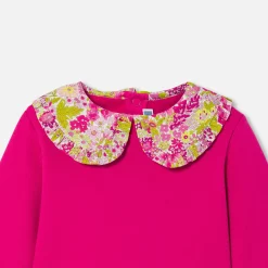 Baby girl fleece sweatshirt