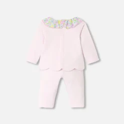 Baby girl jersey comfort set