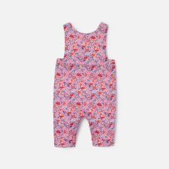 Baby girl jumpsuit in Liberty fabric