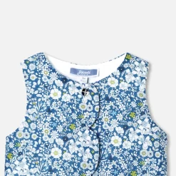 Baby girl jumpsuit in Liberty fabric