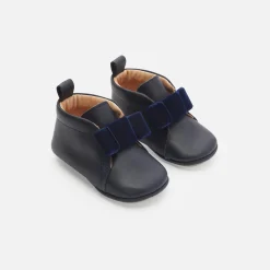 Baby girl leather slippers