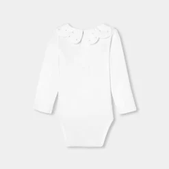 Baby girl long-sleeved bodysuit