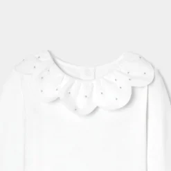 Baby girl long-sleeved bodysuit