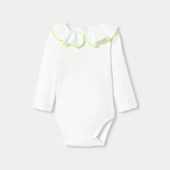 Baby girl long-sleeved bodysuit