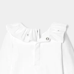 Baby girl long-sleeved bodysuit