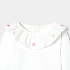 Baby girl long-sleeved bodysuit