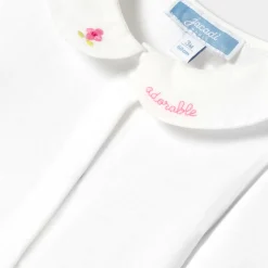 Baby girl long-sleeved bodysuit