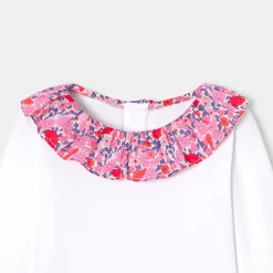 Baby girl long-sleeved bodysuit