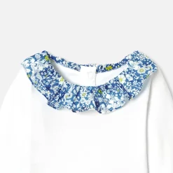 Baby girl long-sleeved bodysuit