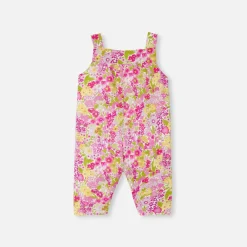 Baby girl overalls in Liberty fabric