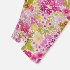 Baby girl overalls in Liberty fabric