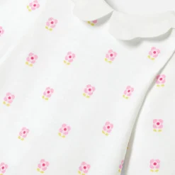 Baby girl pajamas in fleece