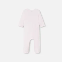 Baby girl pajamas in interlock