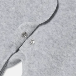 Baby girl pajamas in velvet bouclette