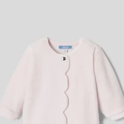 Baby girl pyjamas in velvet bouclette