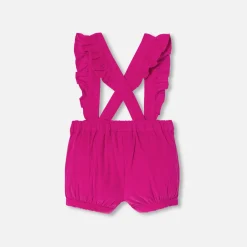 Baby girl shorts with straps
